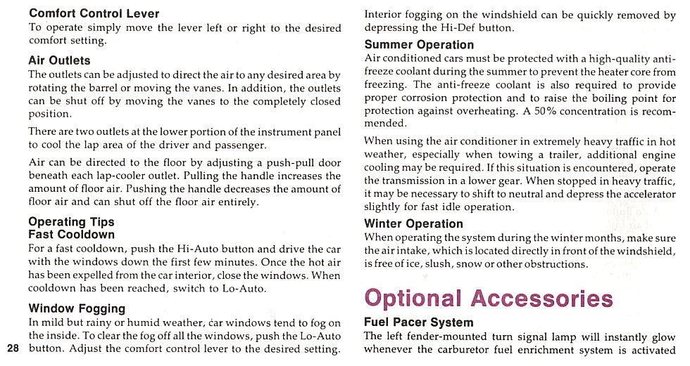 1977 Chrysler Owners Manual Page 28